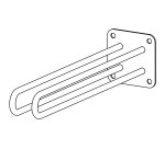 Range Skateboard Individuel Mural avec Antivol