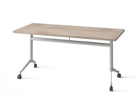 Inklapbare tafel POLLY L.160 x D.70 cm blad in iep