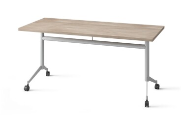 Inklapbare tafel POLLY L.160 x D.70 cm blad in iep