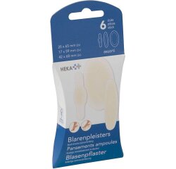 Blister plaster kit for blisters Heka - box of 6