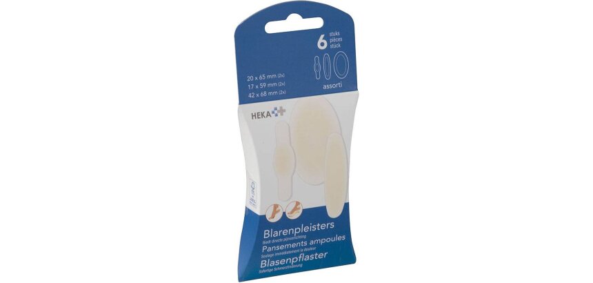 Kit de pansement pour ampoules Heka - boîte de 6