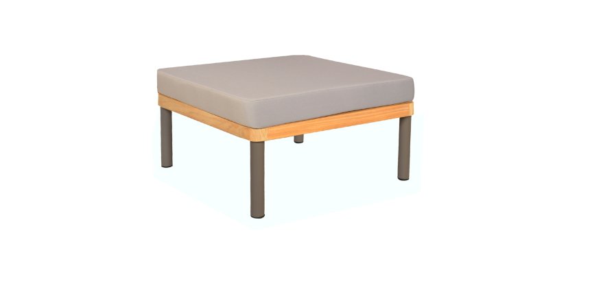 Pouf type ottoman KALLYSTA - résistant aux UV