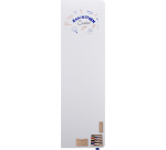 Tableau blanc émaillé XL WALL-UP 200x60cm - Coin droit arrondi - Legamaster