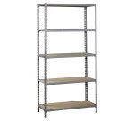 Estantería Simon Rack maderclick mini 5/300 gris/madera 180x80x30