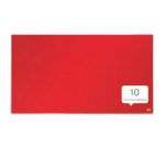 Tablero de anuncios de fieltro de formato panorámico Nobo Impression Pro de 710x400 mm