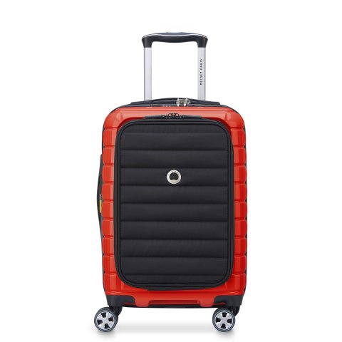 SHADOW 5.0, maleta cabina Business soft Expandible 55 CM Delsey Rojo 4