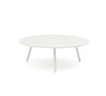 Table basse d’extérieur ronde OUDON, en aluminium