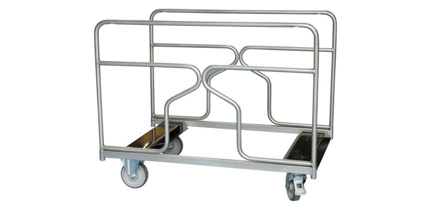 Chariot porte tables rondes ou rectangulaires 1200 x 800mm
