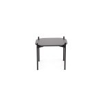 Table basse Meet 50 x 50 cm pied noir