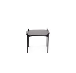 Table basse Meet 50 x 50 cm pied noir