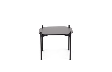 Table basse Meet 50 x 50 cm pied noir