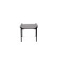 Table basse Meet 50 x 50 cm pied noir