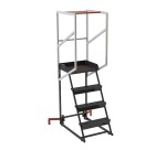 Escabeau roulant étroit 4 marches
