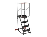 Escabeau roulant étroit 4 marches
