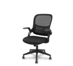 Silla Opti544 negra respaldo malla negro asiento 3D negro
