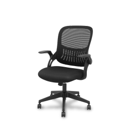 Silla Opti544 negra respaldo malla negro asiento 3D negro