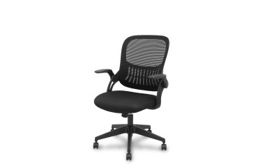 Silla Opti544 negra respaldo malla negro asiento 3D negro