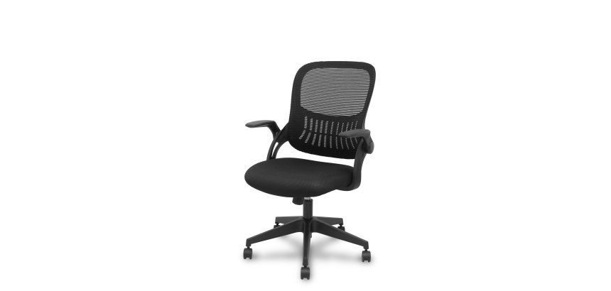 Silla Opti544 negra respaldo malla negro asiento 3D negro
