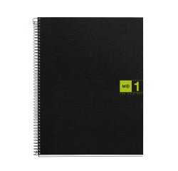 Notebook The Original, Couverture souple, A4, quadrillage 5x5 mm, 80 feuilles de 1 couleur, Miquelrius, Vert.
