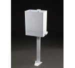 Papelera blanca basculante suelo 20L Dahi