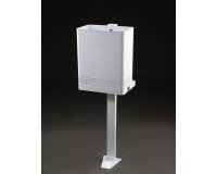 Papelera blanca basculante suelo 20L Dahi