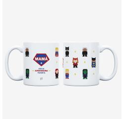 Taza "Mamá, eres mi superheroína favorita" 350ml, cerámica 
