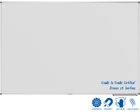 Tableau blanc émaillé UNITE PLUS 120x180cm - Legamaster