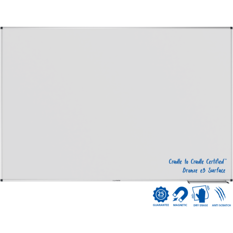Tableau blanc émaillé UNITE PLUS 120x180cm - Legamaster