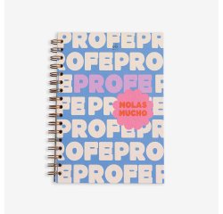 Libreta "Profe molas mucho"