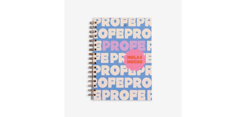 Libreta "Profe molas mucho"