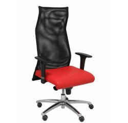 Sillon Sahuco similpiel rojo