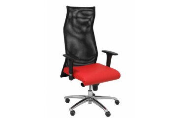 Sillon Sahuco similpiel rojo