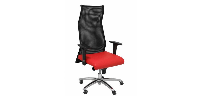Sillon Sahuco similpiel rojo