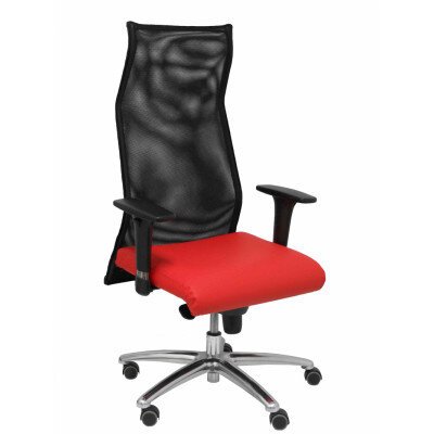 Sillon Sahuco similpiel rojo