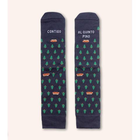 Calcetines "Contigo al quinto pino" Furgoneta talla 36-41
