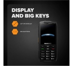 Hammer Horizon 4G 2,8" VoLTE Black Teléfono ultraresistente