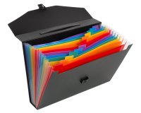 Briefcase organizer polypropylene Viquel Rainbow Class 13 tabs