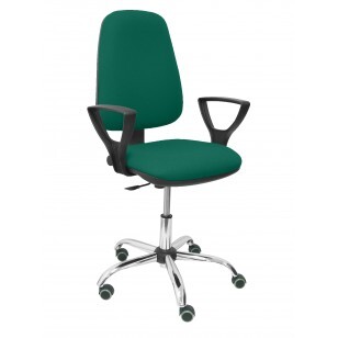 Silla Socovos bali amarillo brazos fijos - Verde