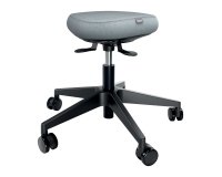 Taburete Leitz Ergo Active con Ruedas y Asiento Wobble Comfort