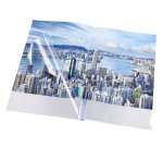 Pochettes perforées Viquel Double A4/A3 polypropylène lisse 8/100 - sachet de 25