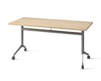 Table rabattable POLLY L.160 x P.70 cm Plateau Chêne