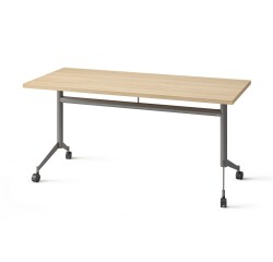 Table rabattable POLLY L.160 x P.70 cm Plateau Chêne