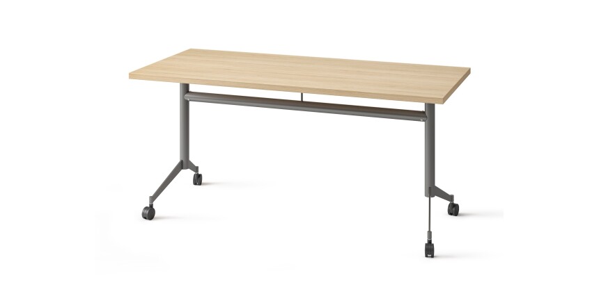 Inklapbare tafel POLLY, L.160 x D.70 cm, eiken blad