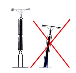 Râtelier 2 vélos sur 2 niveaux - Côte à côte