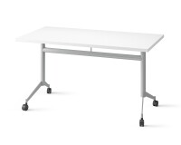 Table rabattable POLLY L.140 x P.70 cm Plateau Blanc