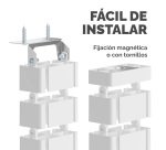 Vértebra Organización Cables Extensible