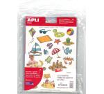 Gommette apli collectivites thematiques assorties 696     unites