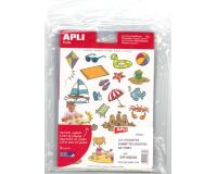 Gommette thématique assortie repositionnables Apli – 36 feuilles