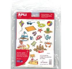 Gommette thématique assortie repositionnables Apli – 36 feuilles
