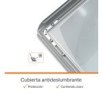 Porta póster A4 Nobo Essence con esquinas ingleteadas